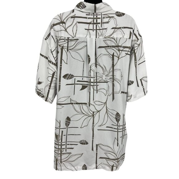 Quiksilver Waterman Collection Mens Comfort Fit Button-Up Shirt XXL Rayon - Picture 5 of 9